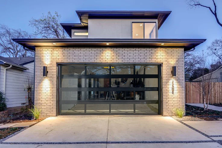 Modern garage doors