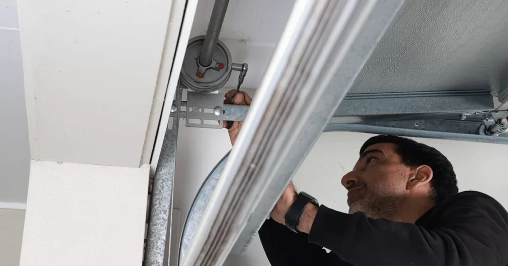 Single Garage Door Panel Repair
