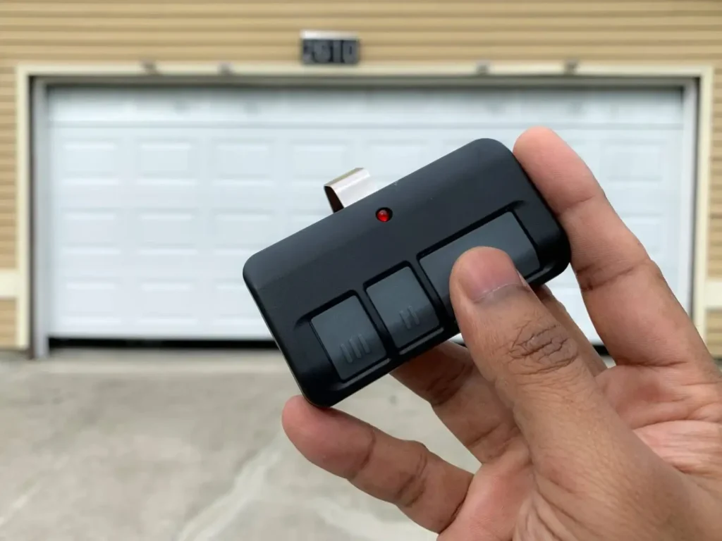 Garage Door Remote Control Programming