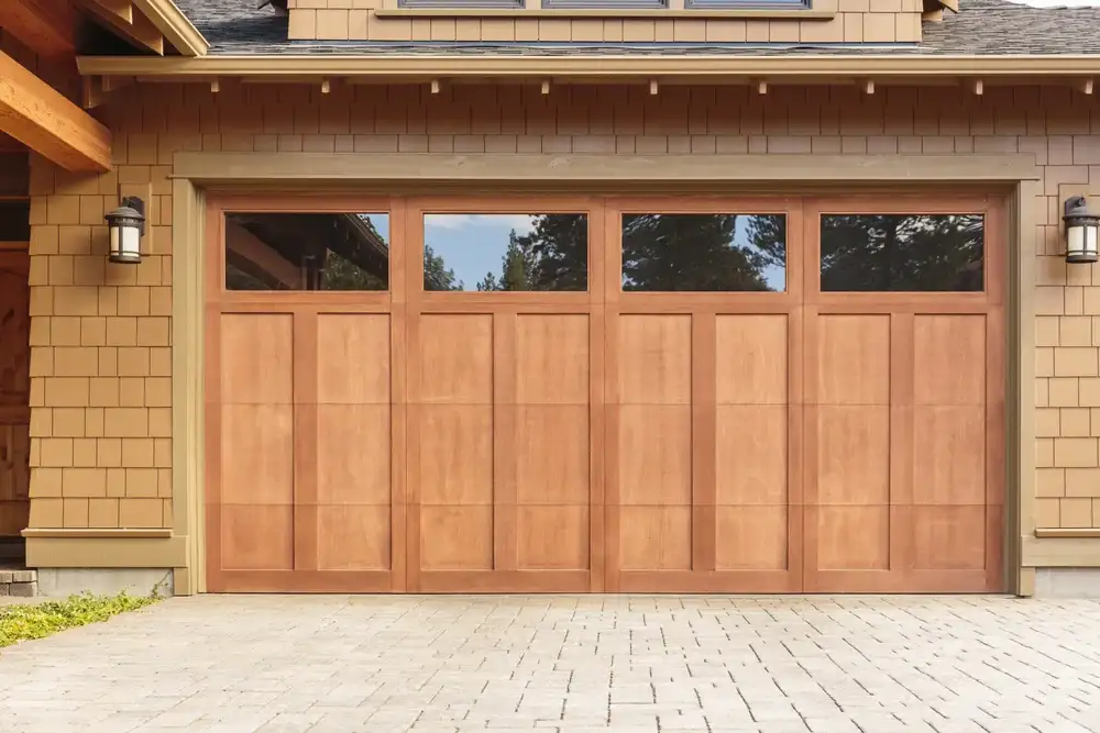 Custom Faux Wood Garage Doors