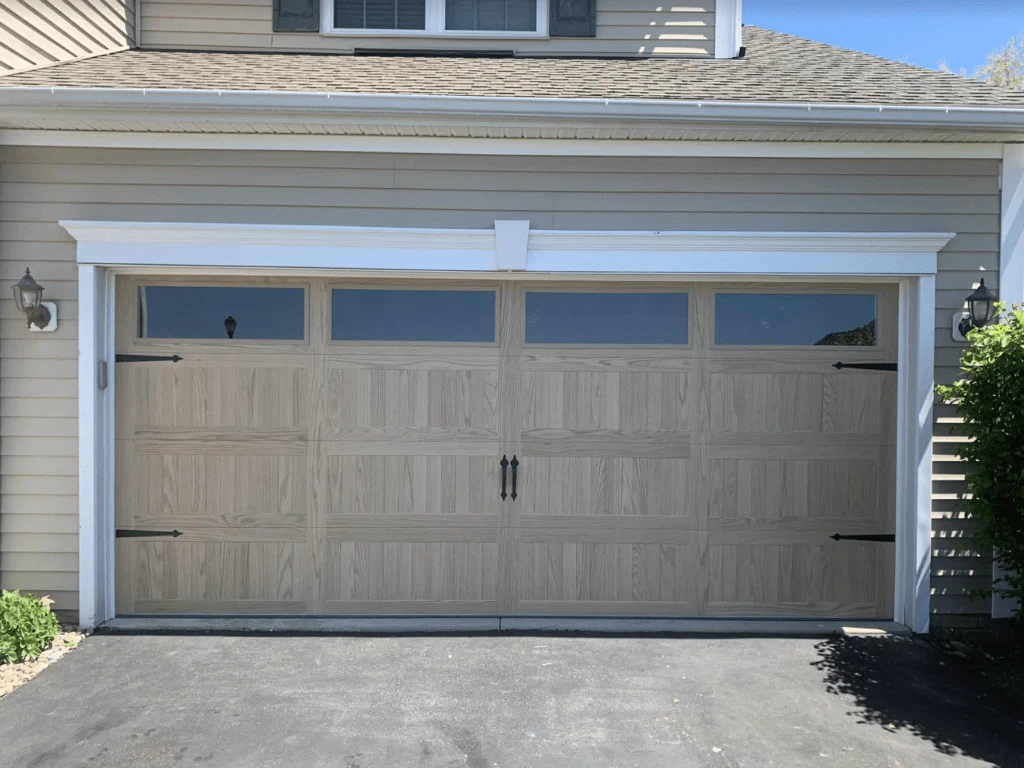 Dented Garage Door Panel Repair